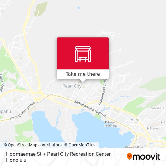 Hoomaemae St + Pearl City Recreation Center map