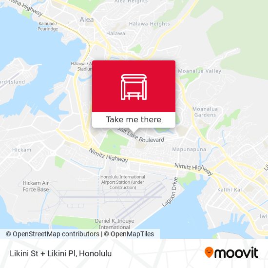 Mapa de Likini St + Likini Pl