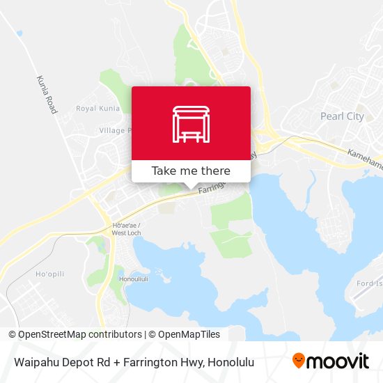 Mapa de Waipahu Depot Rd + Farrington Hwy