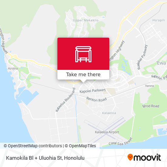 Kamokila Bl + Uluohia St map