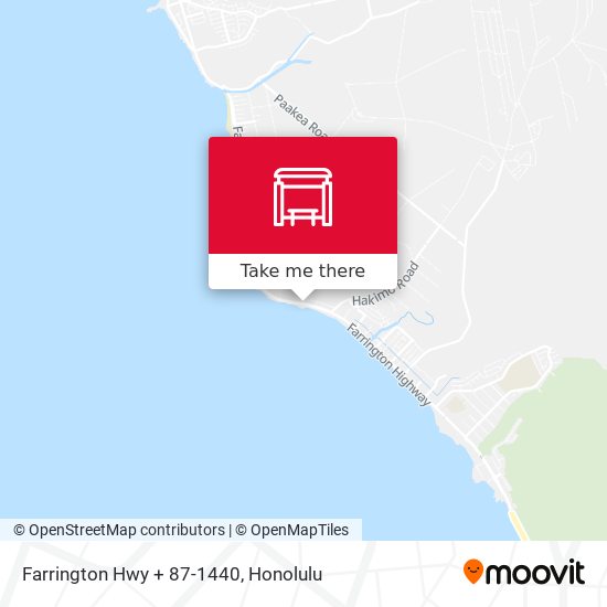 Farrington Hwy + 87-1440 map