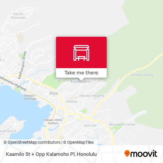 Mapa de Kaamilo St + Opp Kalamoho Pl