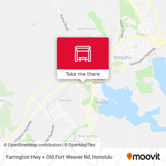 Farrington Hwy + Old Fort Weaver Rd map