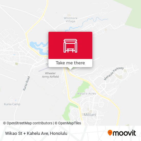 Mapa de Wikao St + Kahelu Ave