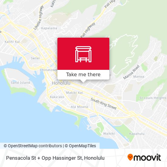 Mapa de Pensacola St + Opp Hassinger St