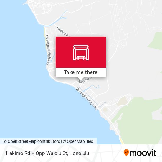 Hakimo Rd + Opp Waiolu St map