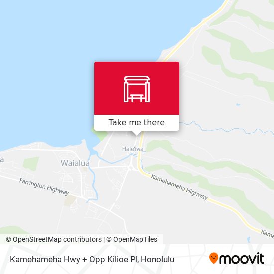 Mapa de Kamehameha Hwy + Opp Kilioe Pl