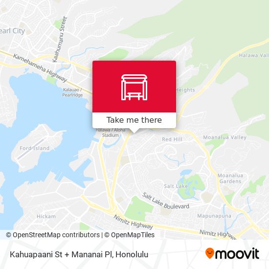 Kahuapaani St + Mananai Pl map