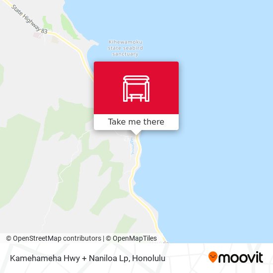 Kamehameha Hwy + Naniloa Lp map