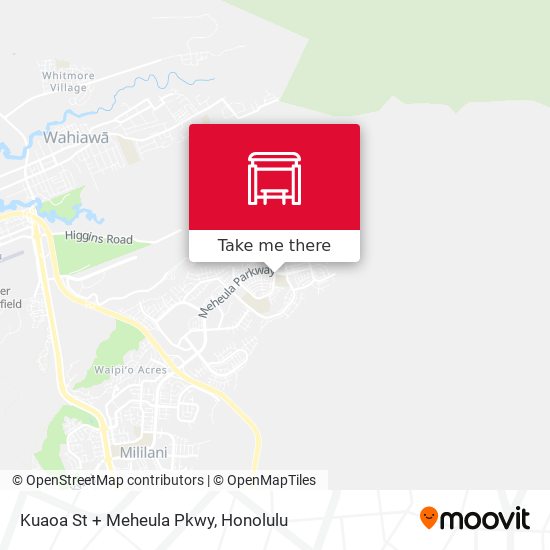 Kuaoa St + Meheula Pkwy map