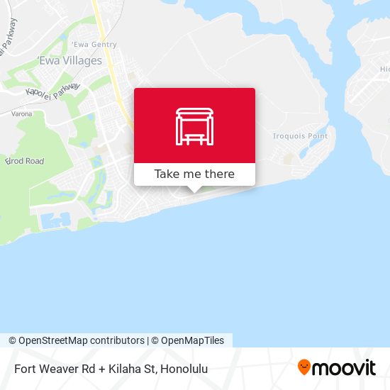 Fort Weaver Rd + Kilaha St map