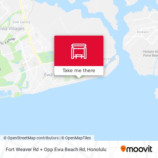 Fort Weaver Rd + Opp Ewa Beach Rd map