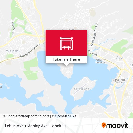 Lehua Ave + Ashley Ave map