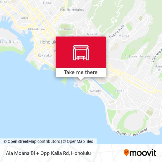 Ala Moana Bl + Opp Kalia Rd map
