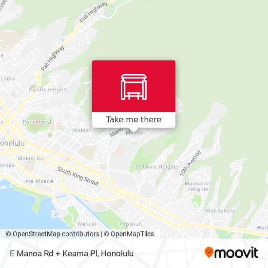 Mapa de E Manoa Rd + Keama Pl