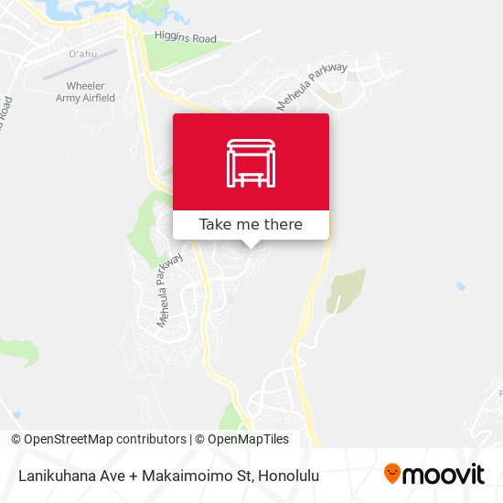 Lanikuhana Ave + Makaimoimo St map