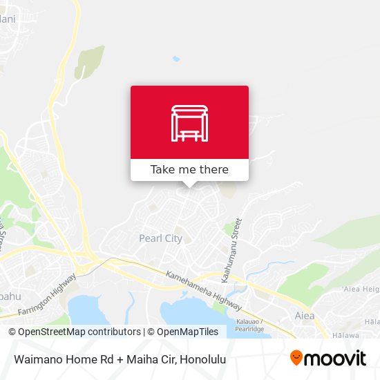 Mapa de Waimano Home Rd + Maiha Cir