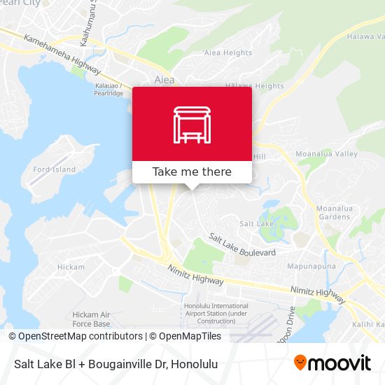 Salt Lake Bl + Bougainville Dr map