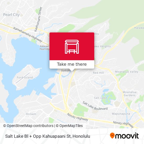 Salt Lake Bl + Opp Kahuapaani St map