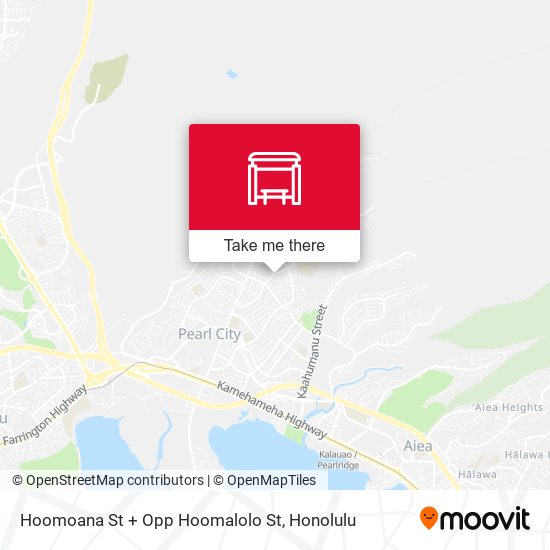 Mapa de Hoomoana St + Opp Hoomalolo St