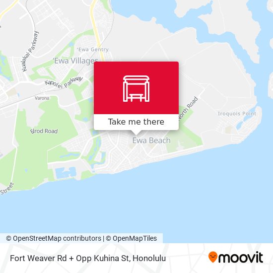 Fort Weaver Rd + Opp Kuhina St map