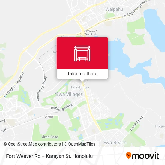 Mapa de Fort Weaver Rd + Karayan St