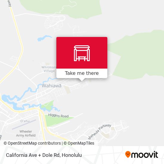 Mapa de California Ave + Dole Rd