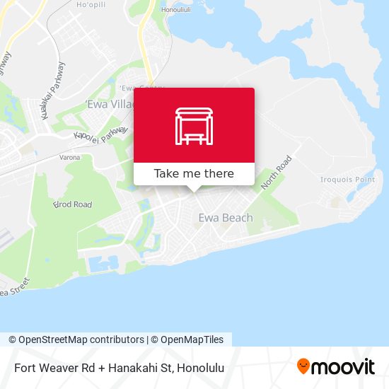 Mapa de Fort Weaver Rd + Hanakahi St