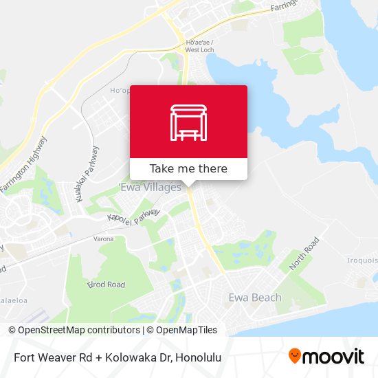 Mapa de Fort Weaver Rd + Kolowaka Dr