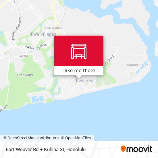 Fort Weaver Rd + Kuhina St map