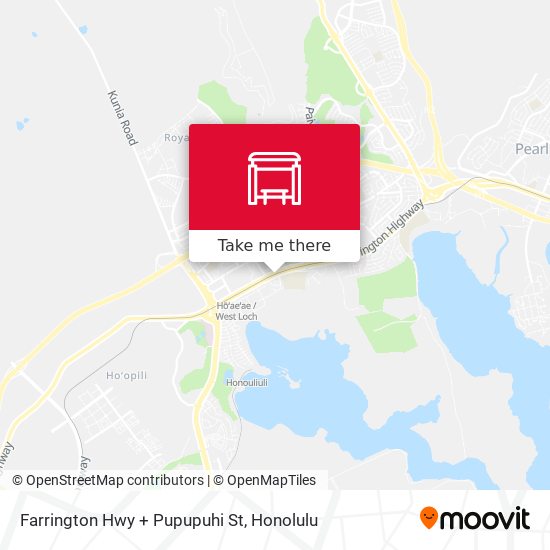 Farrington Hwy + Pupupuhi St map