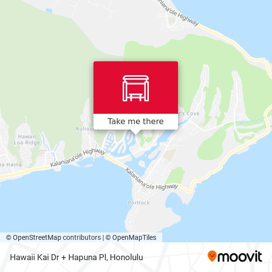 Mapa de Hawaii Kai Dr + Hapuna Pl