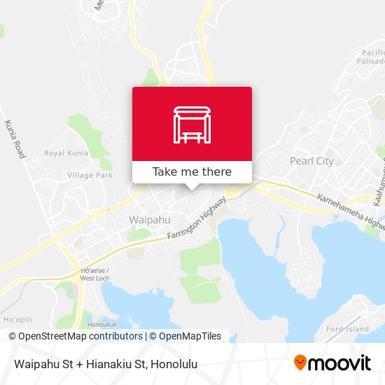 Mapa de Waipahu St + Hianakiu St