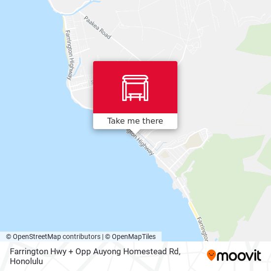 Farrington Hwy + Opp Auyong Homestead Rd map