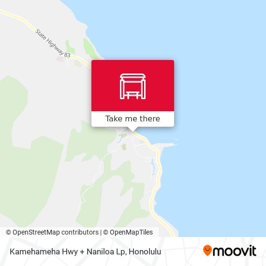 Kamehameha Hwy + Naniloa Lp map