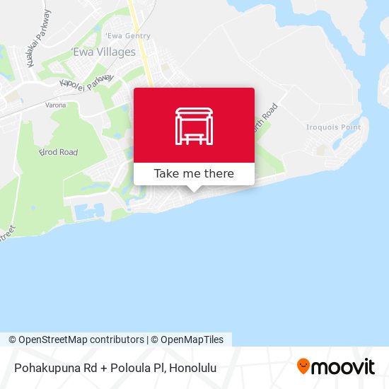 Pohakupuna Rd + Poloula Pl map