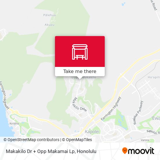 Makakilo Dr + Opp Makamai Lp map