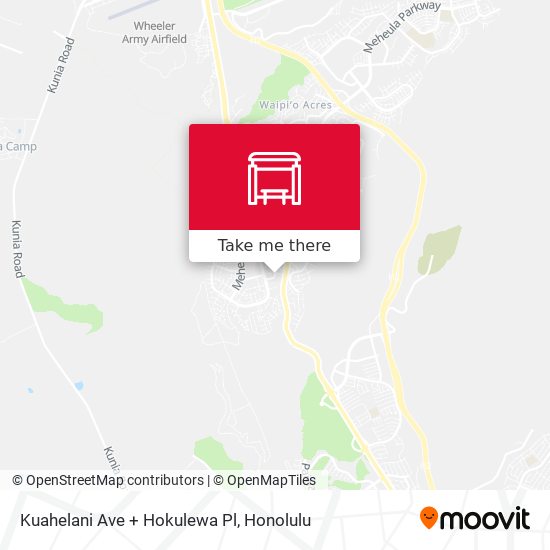 Kuahelani Ave + Hokulewa Pl map