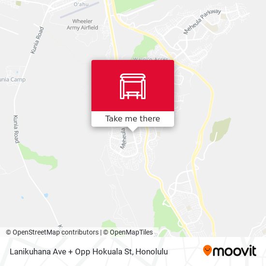Mapa de Lanikuhana Ave + Opp Hokuala St