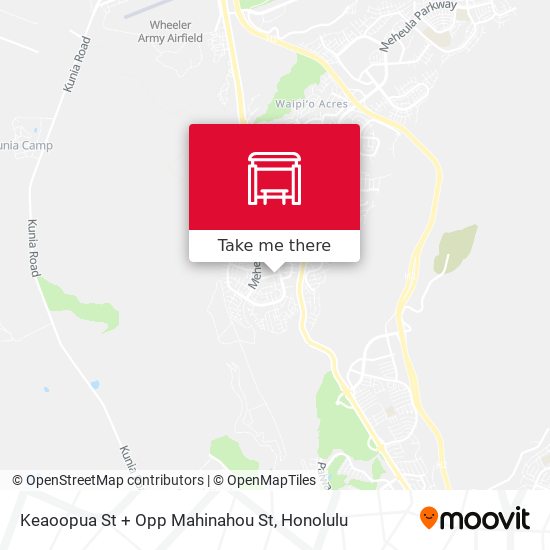 Keaoopua St + Opp Mahinahou St map