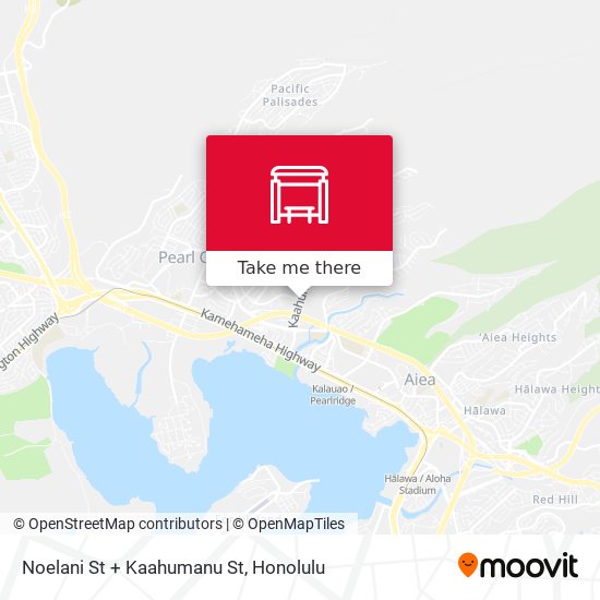 Noelani St + Kaahumanu St map
