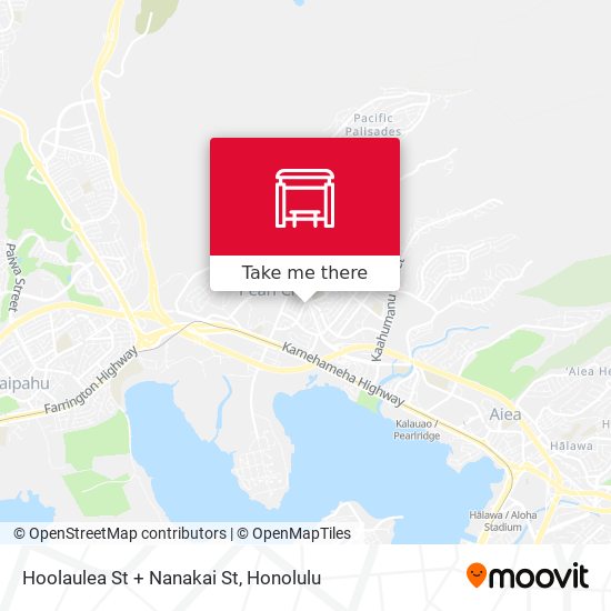 Mapa de Hoolaulea St + Nanakai St