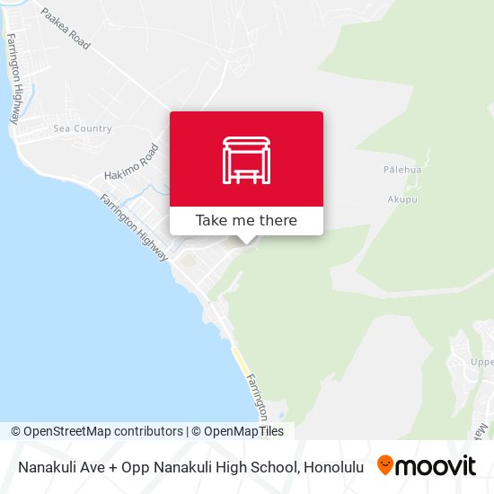 Nanakuli Ave + Opp Nanakuli High School map
