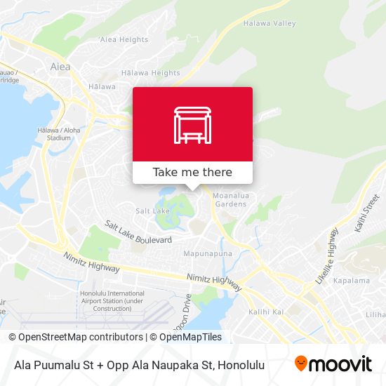Mapa de Ala Puumalu St + Opp Ala Naupaka St