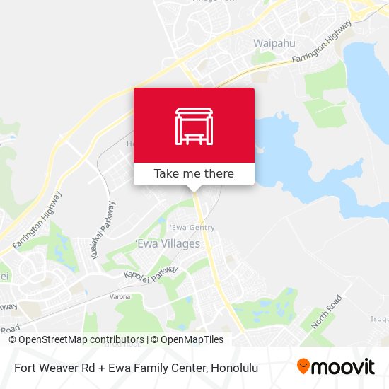 Fort Weaver Rd + Ewa Family Center map