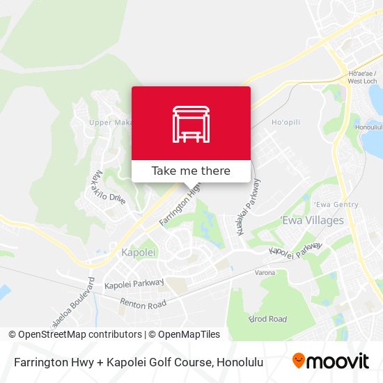 Farrington Hwy + Kapolei Golf Course map