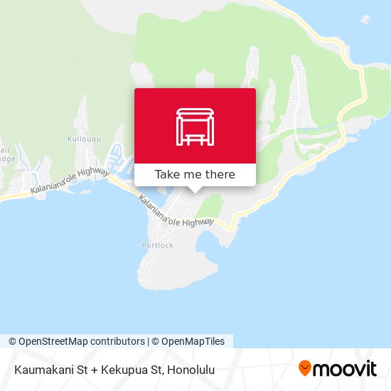 Kaumakani St + Kekupua St map