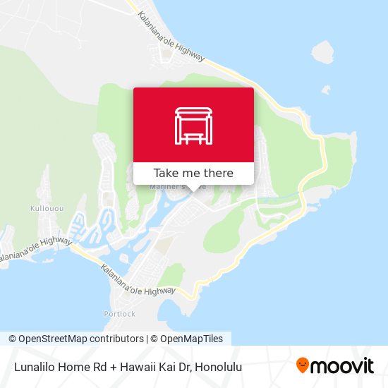 Lunalilo Home Rd + Hawaii Kai Dr map
