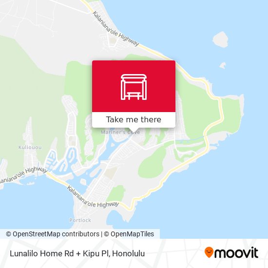 Mapa de Lunalilo Home Rd + Kipu Pl