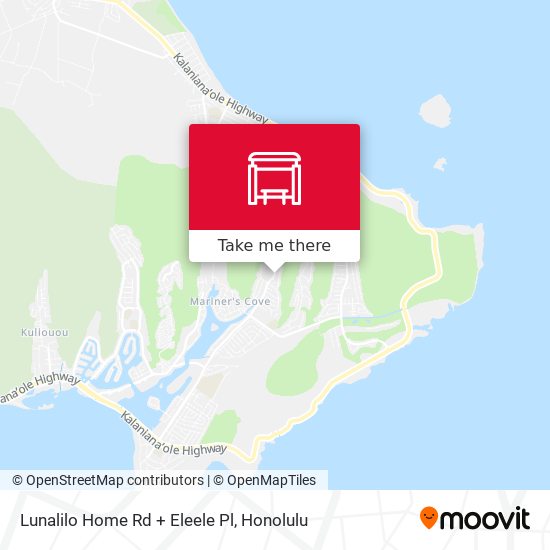 Lunalilo Home Rd + Eleele Pl map